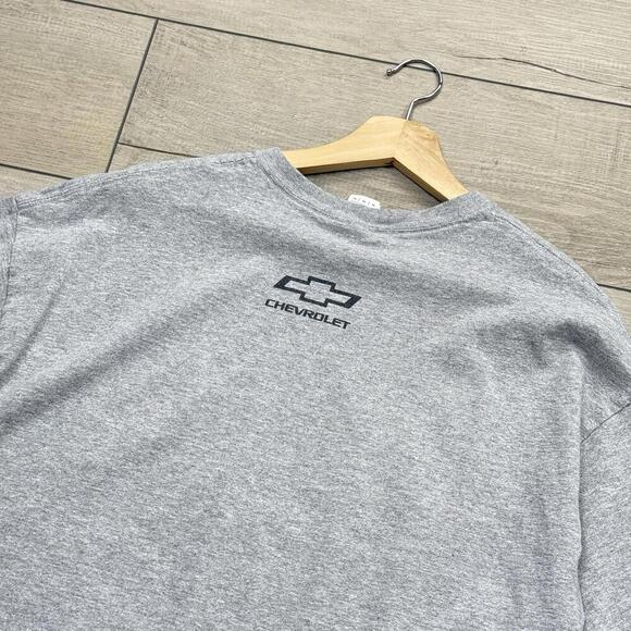 Y2K Camaro ZL1 Graphic T-Shirt Sz XL Gray USA Flag Muscle Car Tee Gildan Cotton - Picture 4 of 7